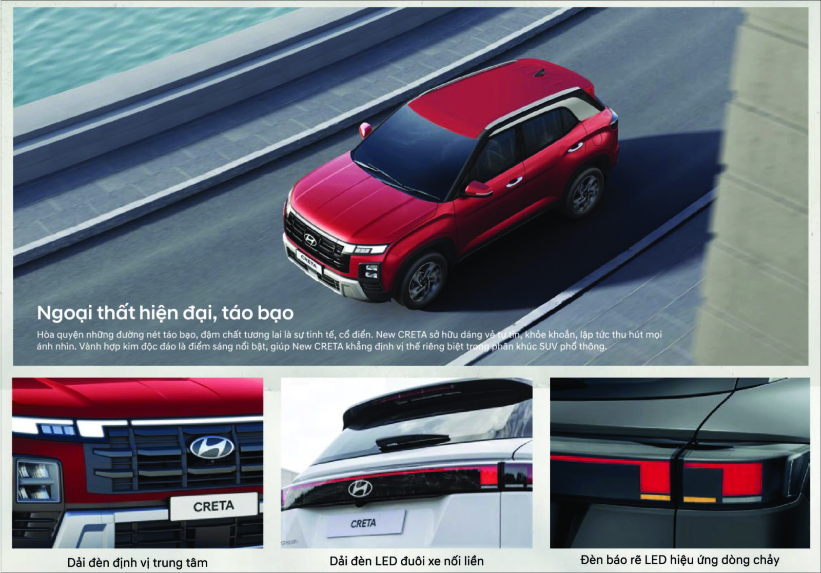 Ngoại thất Hyundai Creta 2025